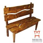 Мебель для комнаты отдыха бани, Скамейка под старину Мебель для комнаты отдыха бани, Скамейка под старину