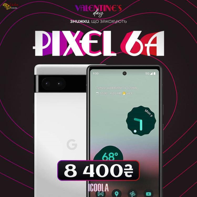 Google Pixel 6a бу - купити Pixel 6a в ICOOLA - фото