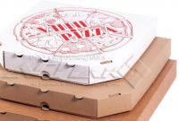 Купить коробки для под пиццы бурые белые целлюлозные - фото 1
