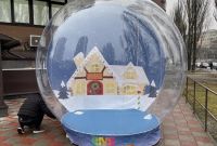 Шоу шар – огромный снежный шар фотозона - фото 0